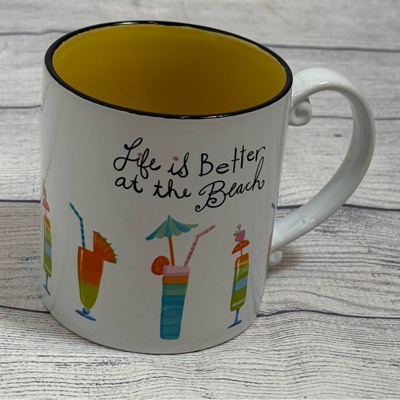 Cracker Barrel Life Is Better at the Beach Ceramic Coffee Mug | Tropical Drinks - Picture 12 of 12